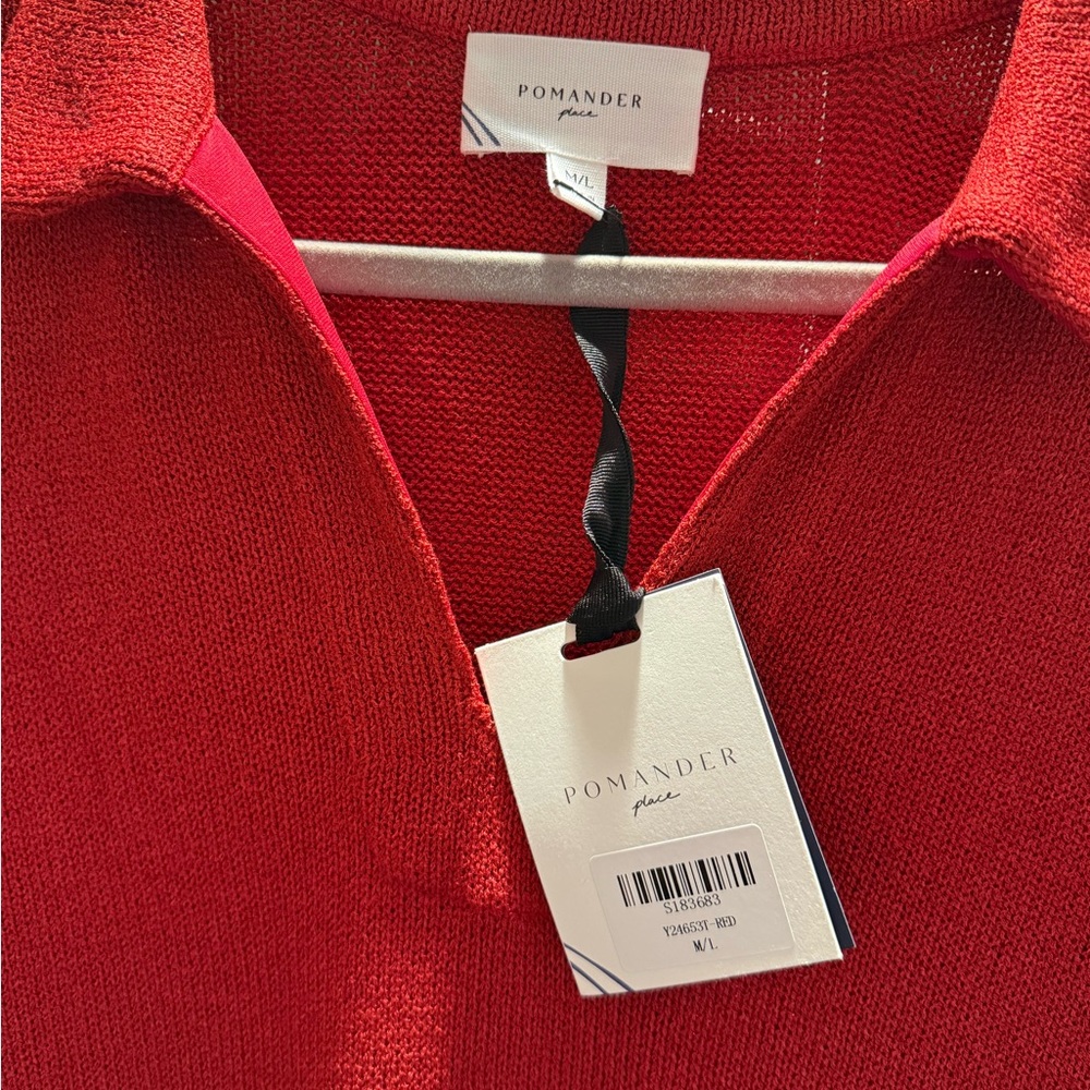 Pomander Place / Tuckernuck Women's Red Polo Dress